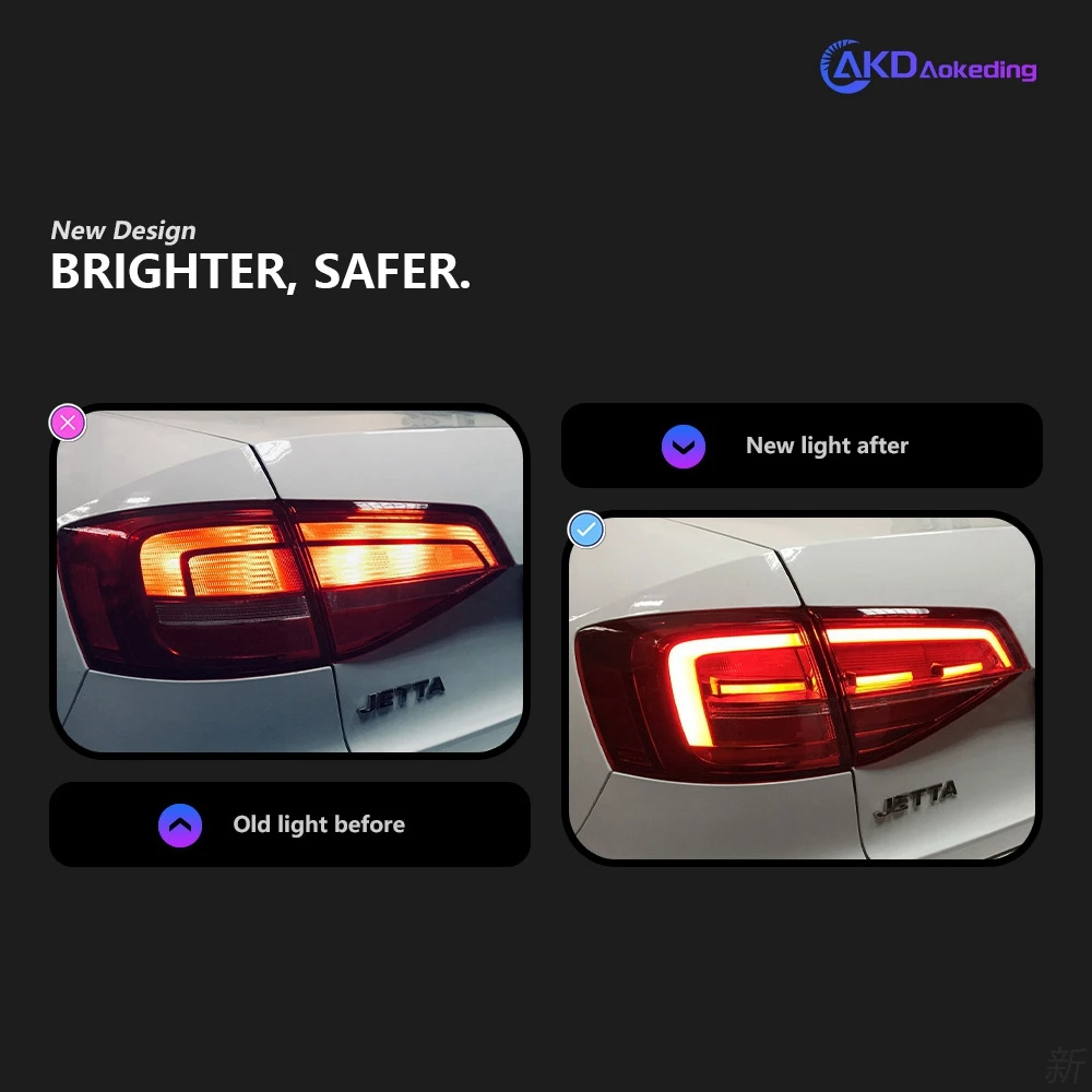 Akd Car Styling For Vw Jetta Tail Lights Jetta Mk Led Tail