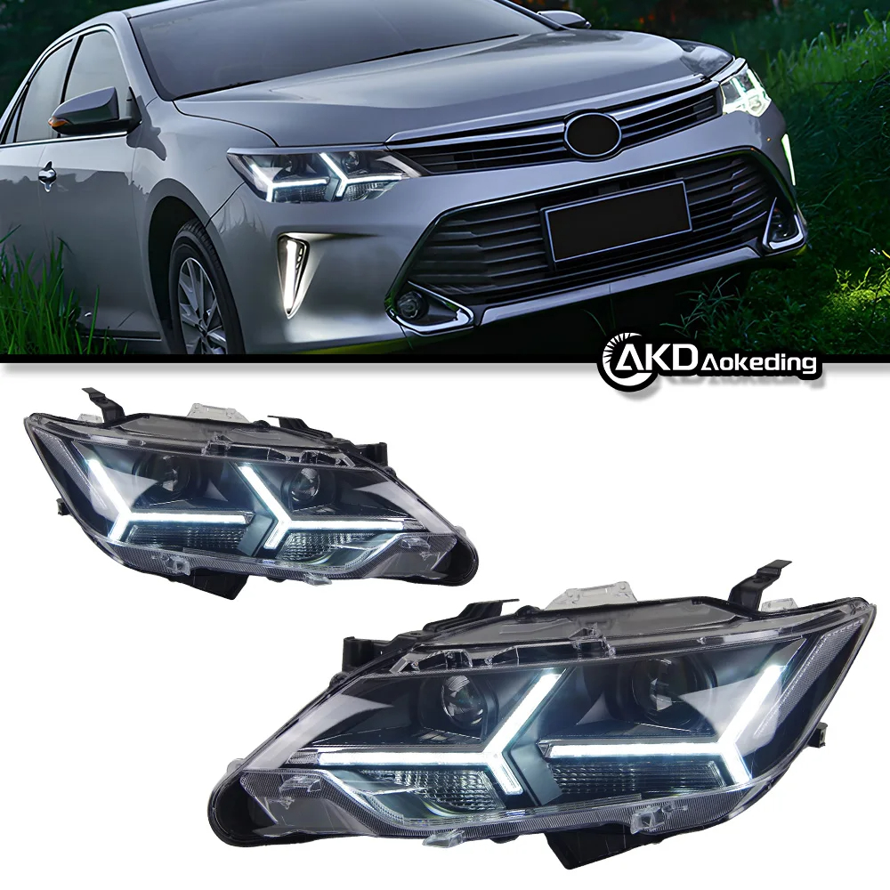 AKD Car Styling For Toyota Camry V55 LED Headlight 2015 2017 New Camry