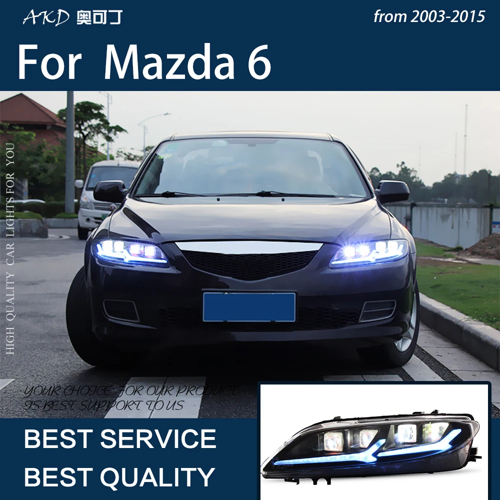 Akd Car Lights For Mazda M Led Headlights Assembly Upgrade