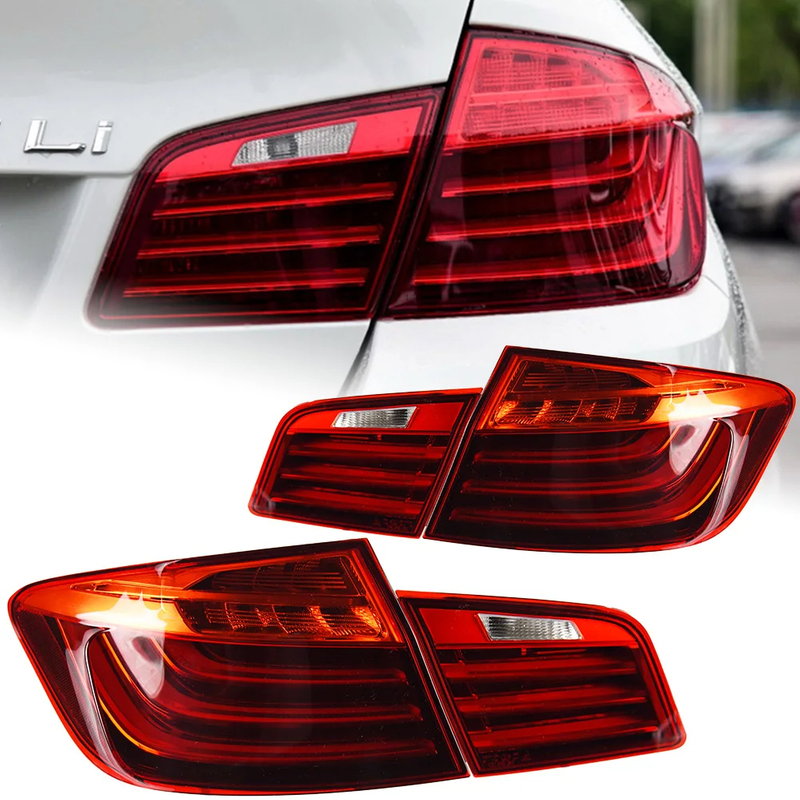 AKD Car Styling Taillights for BMW F10 F18 LED Tail Lamp 2011-2017 F10 F18 Tail Light DRL Rear Turn Signal Automotive Accessories