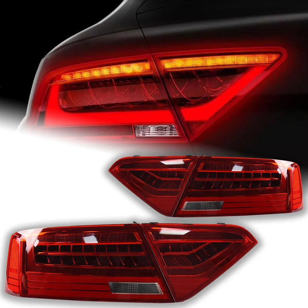 AKD Car Styling for Audi A5 Tail Lamp 2008-2016 A5 Tail Light LED DRL Dynamic Signal Reverese Rear Lamp Automotive Accessories