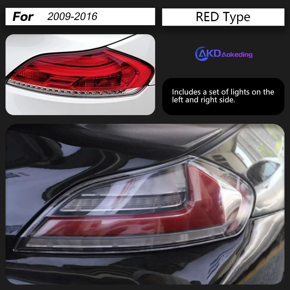 AKD Car Styling for BMW Z4 E89 Tail Lights 2009-2016 E89 LED Tail Lamp DRL Dynamic Signal Reverse auto Accessories