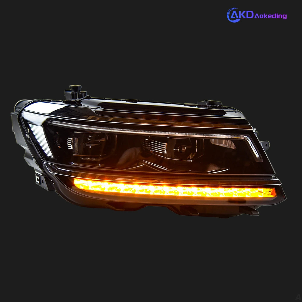 AKD Car Styling for VW Tiguan Headlights 2017-2021 Tiguan LED Headlight DRL Hid Head Lamp Angel Eye Bi Xenon Beam Accessories