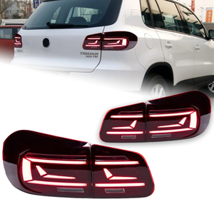 AKD Car Styling for VW Tiguan Tail Lights 2013-2016 Tiguan LED Tail Lamp LED DRL Dynami Signal Brake Reverse auto Accessories