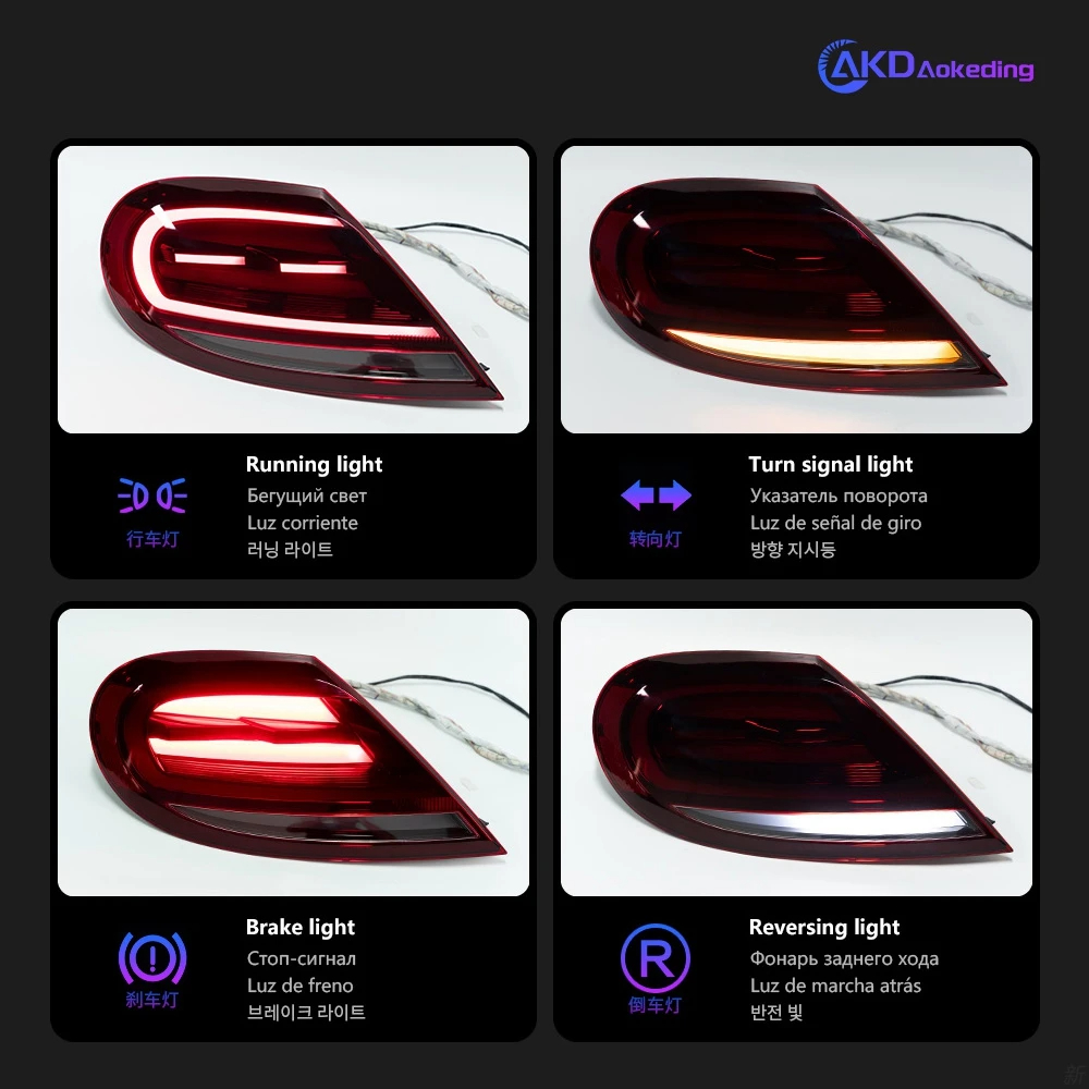 AKD Car Lights for VW Beetle LED Tail Light 2013-2019 Rear Stop Lamp Animation Dynamic Signal DRL Reverse Automotive Accessories