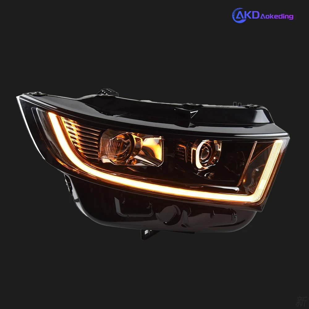 AKD Car Styling for Ford Edge Headlights 2015-2018 New Edge LED Headlight DRL Hid Head Lamp Angel Eye Bi Xenon Beam Accessories