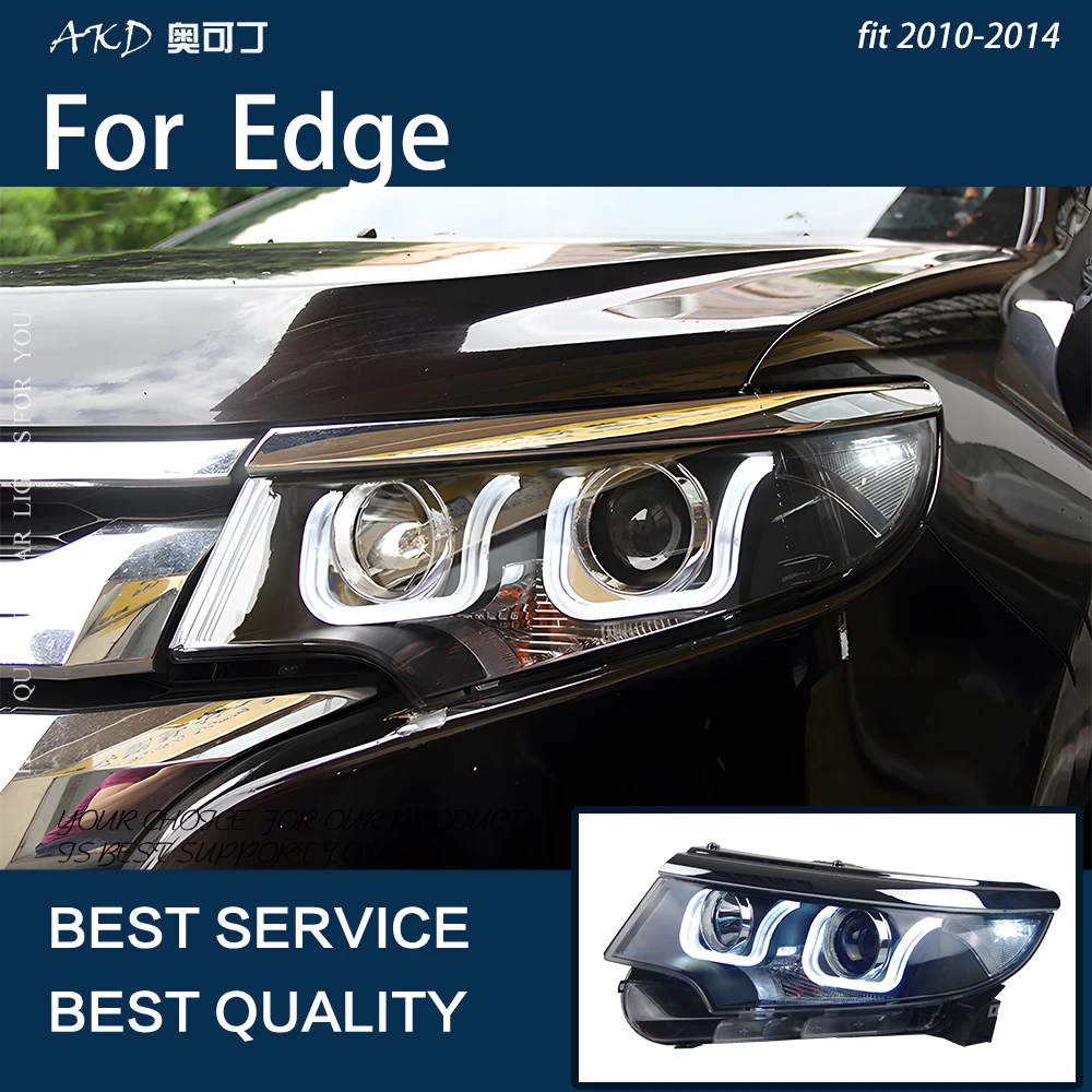 AKD Car Styling for Ford Edge Headlights 2010-2014 Edge LED Headlight