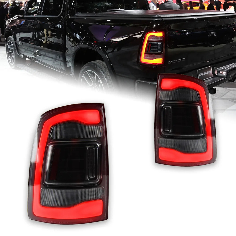 AKD Car Styling Tail Lamp for Dodge Ram Tail Lights 2009-2018 Ram1500 2500 LED Tail Light DRL Signal Brake Reverse auto Accessories