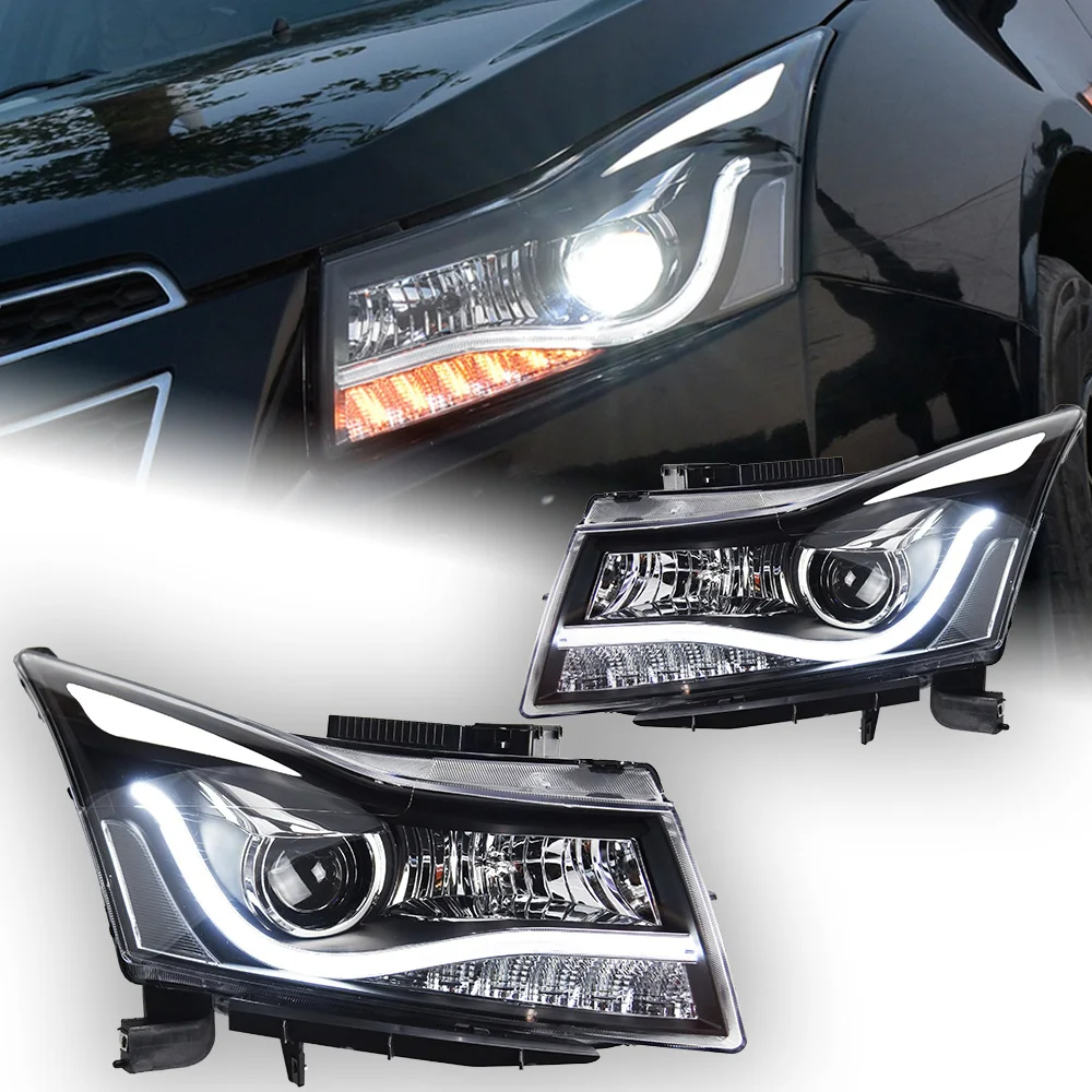 AKD Car Styling Head Lamp for Chevrolet Cruze LED Headlights 2009-2016 Audi-Design LED DRL Hid Bi Xenon Auto Accessories