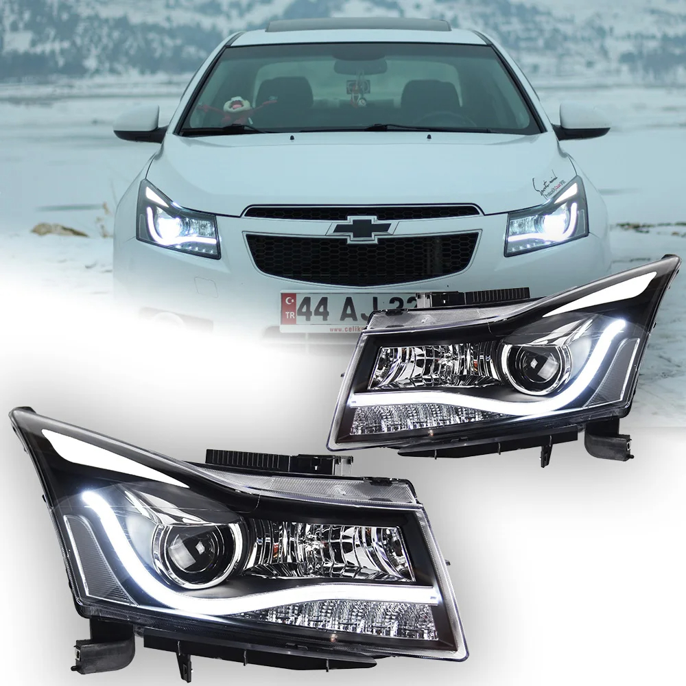 AKD Car Styling Head Lamp for Chevrolet Cruze LED Headlights 2009-2016 Audi-Design LED DRL Hid Bi Xenon Auto Accessories