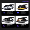 AKD Car Styling for VW Golf 7 Headlights MK7 LED Headlight R-LINE Design DRL Hid Head Lamp Angel Eye Bi Xenon Beam Accessories