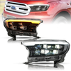 AKD Car Styling for Ford Ranger Headlight 2016-2017 Everest LED Head Lamp H7 D2H Hid Option Angel Eye Bi Xenon Beam Accessories