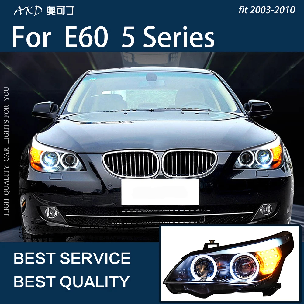AKD Car Lights For BMW E60 2003-2010 5 Series 520i LED Auto Headlight ...