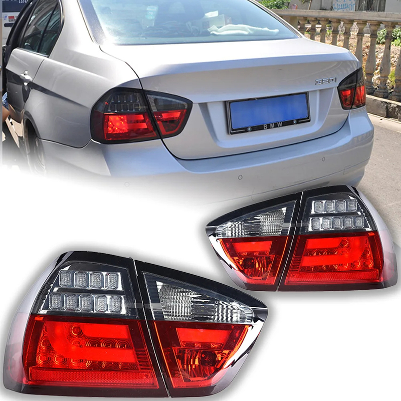 AKD Car Styling for BMW E90 Tail Light 2005-2008 320i 323i325i 330i LED Tail Lamp DRL Signal Brake Reverse auto Accessories