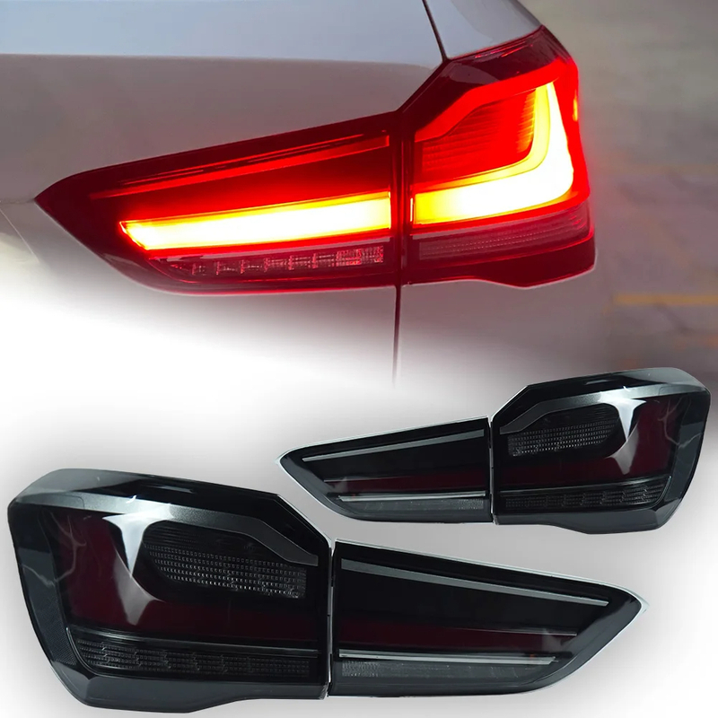 AKD Car Lights for BMW X1 LED Tail Light 2017-2021 F48 Rear Lamp DRL Dynamic Signal Reverse Automotive Accessories