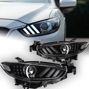 AKD Car Styling for Mazda 6 Atenza LED Headlight 2013-2016 Mustang Design DRL Hid Head Lamp Bi Xenon Projector Auto Accessories