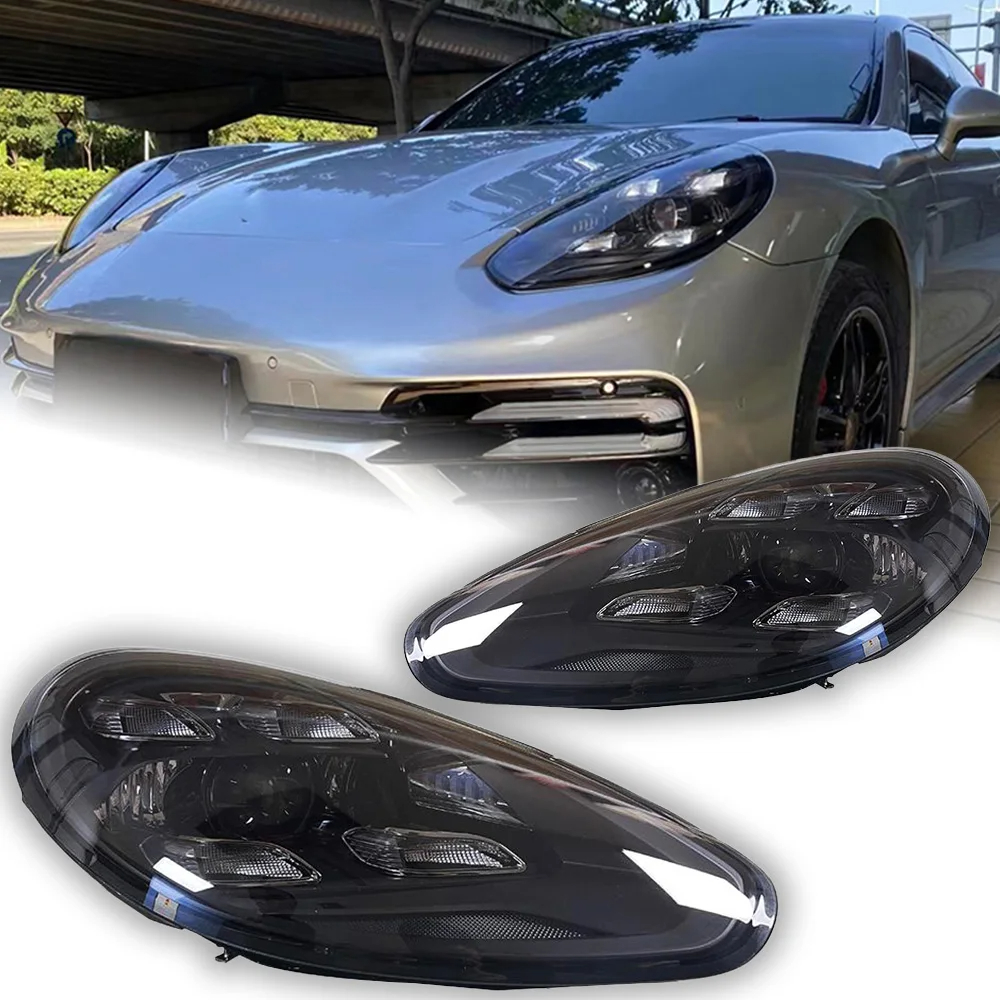 AKD Car Styling for Porsche Panamera 970 Headlights 2010-2016 971 LED Headlight Projector Lens DRL Head Lamp Auto Accessories