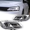 AKD Car Styling Head Lamp for VW Jetta Mk6 LED Headlight Projector 2012 Lens Animation Dynamic Signal DRL Automotive Accessories