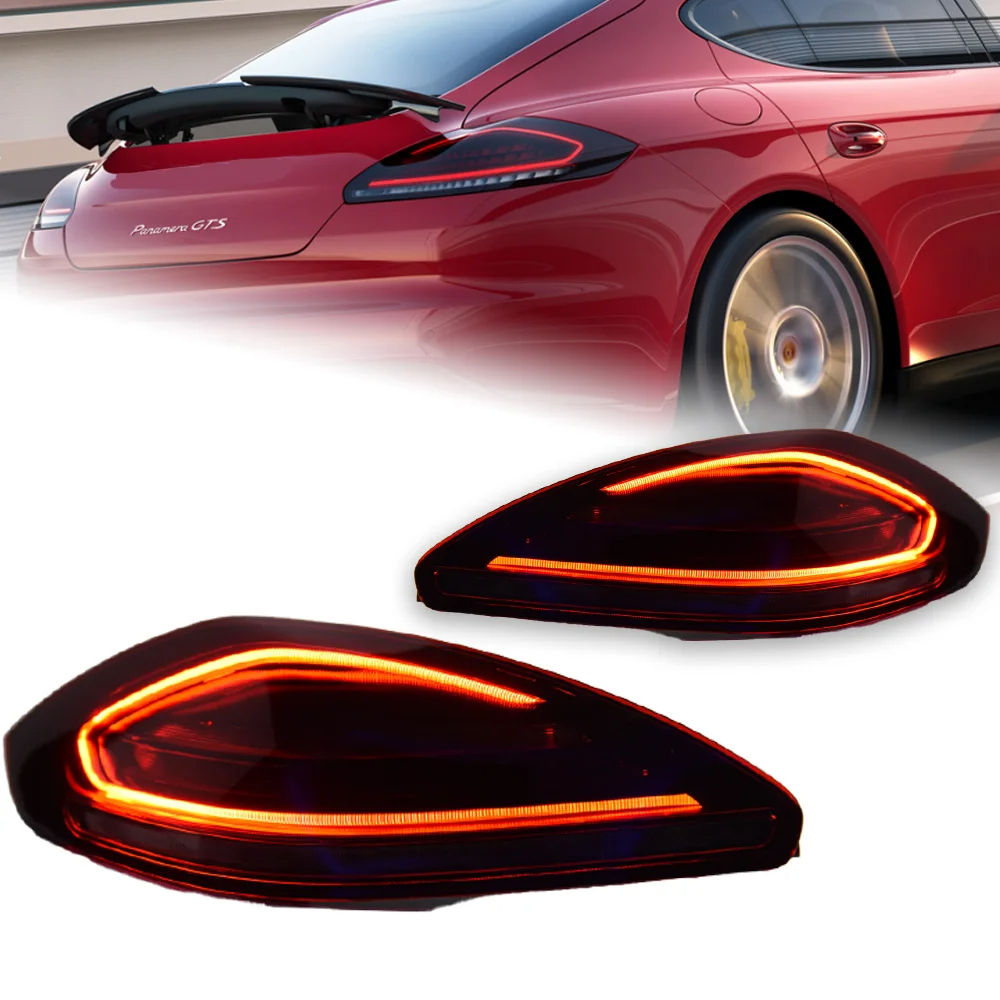 AKD Car Lights For Panamera 2014-2017 970 LED Auto Taillight Rear Lamp Turn Signal Highlight Reversing Brake Accessories