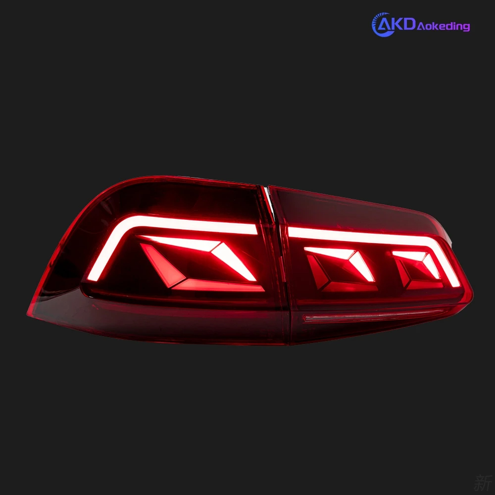 AKD Car Lights for VW Touareg Led Tail Light 2011-2017 Touareg Rear Lamp DRL Dynamic Signal Reverse Automotive Accessories