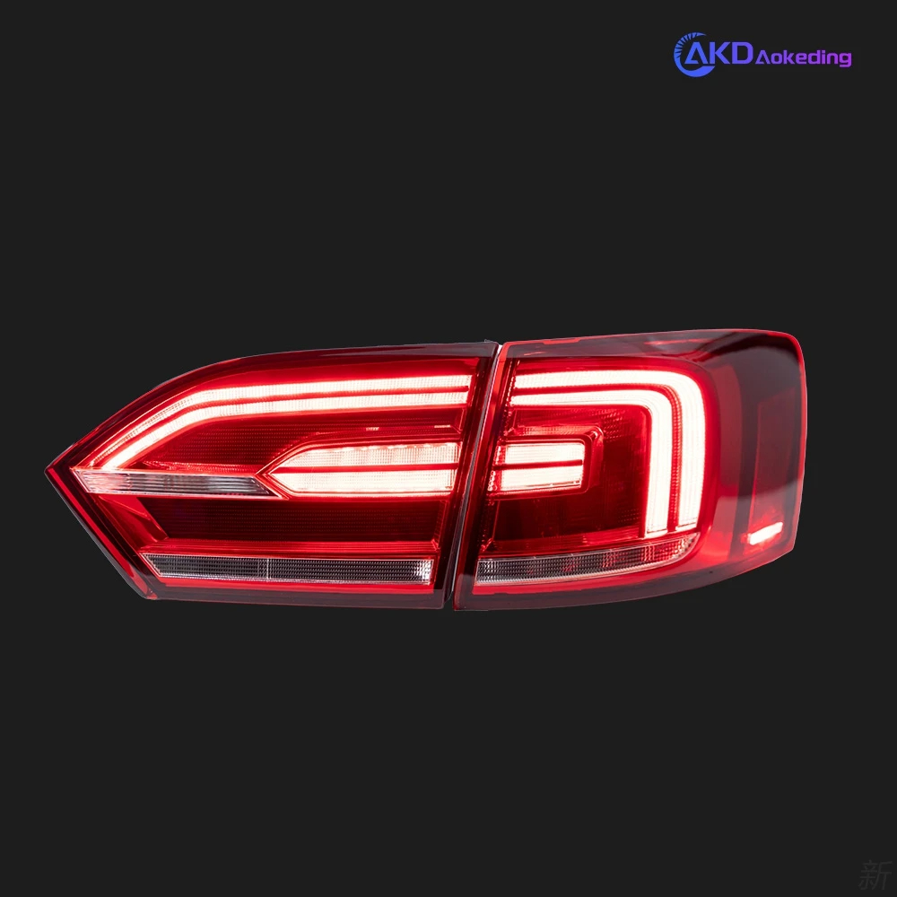 AKD Car Styling Tail Lamp for VW Jetta Tail Lights 2011-2014 Jetta Mk6 LED Tail Light DRL Turn Signal Brake Reverse auto Accessories