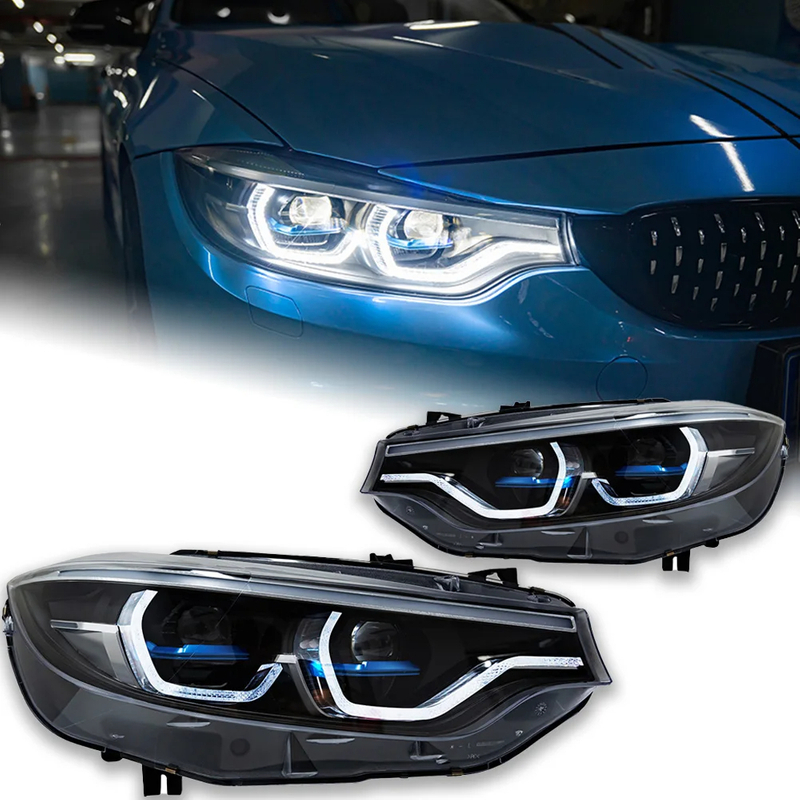 AKD Car Styling Head Lamp for BMW F32 4 Series 2013-2019 LED Headlight Laser Design F36 F80 F33 DRL 425i 428i 430i 435i Dynamic Signal Automotive