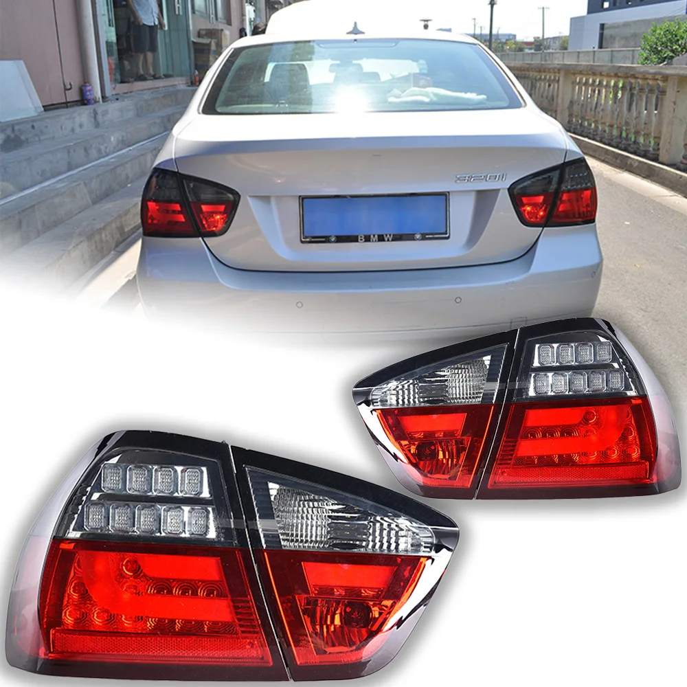 AKD Car Styling for BMW E90 Tail Light 2005-2008 320i 323i325i 330i LED Tail Lamp DRL Signal Brake Reverse auto Accessories