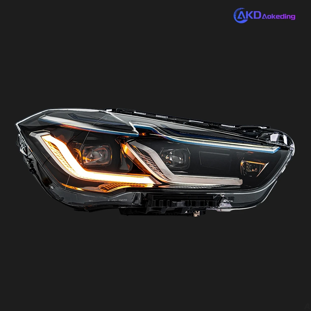 AKD Car Styling Head Lamp for X1 F48 Headlights 2016-2019 Headlight LED DRL Signal Projector Lens Automotive Accessories