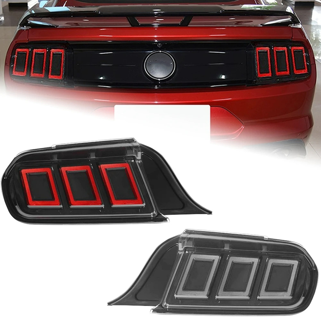 AKD Car Styling for Ford Mustang Tail Lights 2015-2022 Dynamic Signal Tail Lamp LED Tail Light DRL Brake Reverse auto Accessories