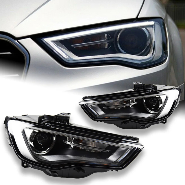 AKD Car Styling for A3 Headlights 2013-2016 Upgrade S3 All LED Headlight DRL Hid Head Lamp Angel Eye Bi Xenon Beam Accessories