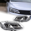 AKD Car Styling Head Lamp for VW Jetta Mk6 LED Headlight Projector 2012 Lens Animation Dynamic Signal DRL Automotive Accessories