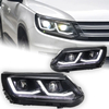 AKD Car Styling for VW Tiguan Headlights 2013-2016 LED Headlight Porjector Lens DRL Angel Eye Head Lamp Signal Auto Accessories