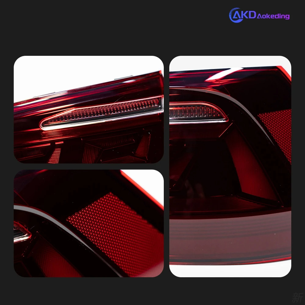 AKD Car Accessories Tail Lamp for VW Golf 7 Variant Tail Lights 2013-2020 Golf 7.5 Sports Wagen LED Tail Light Golf Alltrack DRL