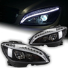 AKD Car Styling Headlights for Benz W204 LED Headlight 2007-2010 Head Lamp DRL Signal Hid Bi Xenon Angel Eyes Projector Lens Auto Accessories