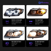 AKD Car Styling Headlights for BMW E90 3 Series 2005-2012 318i 320i 325i 330i LED Headlight Angel Eye Bi Xenon Beam Accessories