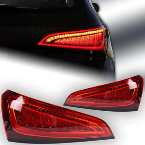 AKD Car Styling Tail Lamp for Audi Q5 Tail Lights 2008-2018 Q5 LED Tail Light Rear Lamp turn Signal Dynamic Auto DRL Accessories