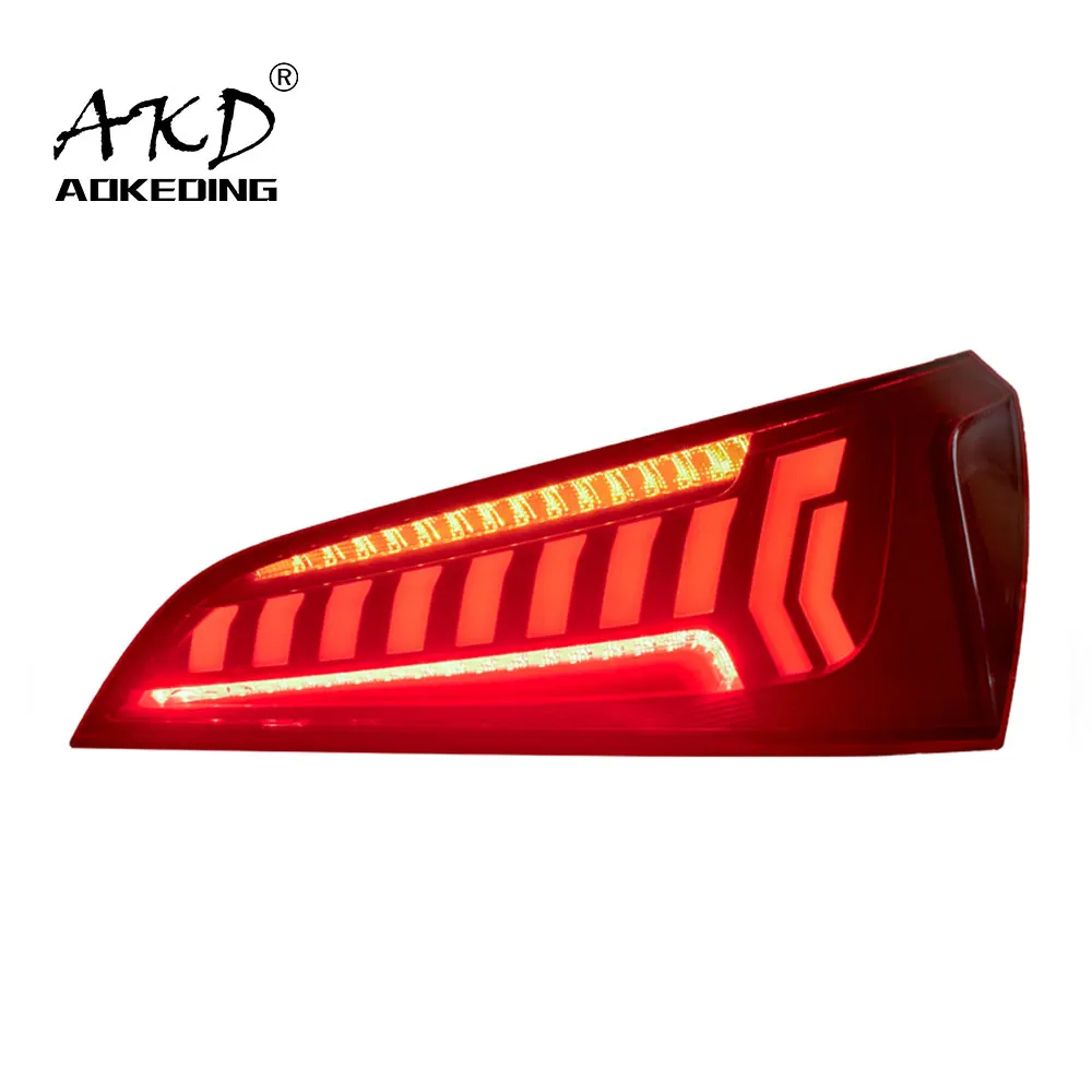 AKD Car Styling Tail Lamp for Audi Q5 Tail Lights 2014-2018 Q5 LED Tail Light Rear Lamp turn Signal Dynamic Auto DRL Accessories