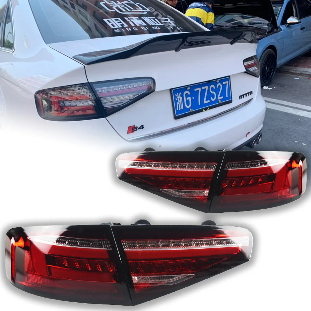 AKD Car Lights For A4 B8 2013-2016 A4L S4 RS4 Sedan LED Auto Taillight Assembly Upgrade Dynamic Signal Lamp Tool Accessories