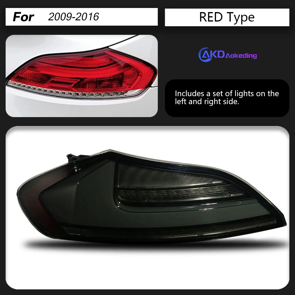 AKD Car Styling for BMW Z4 E89 Tail Lights 2009-2016 E89 LED Tail Lamp DRL Dynamic Signal Reverse auto Accessories