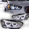 AKD Car Styling Head Lamp for BMW X1 Headlights 2017-2020 F48 LED Headlight Porjector Lens DRL Angel Eye Automotive Accessories