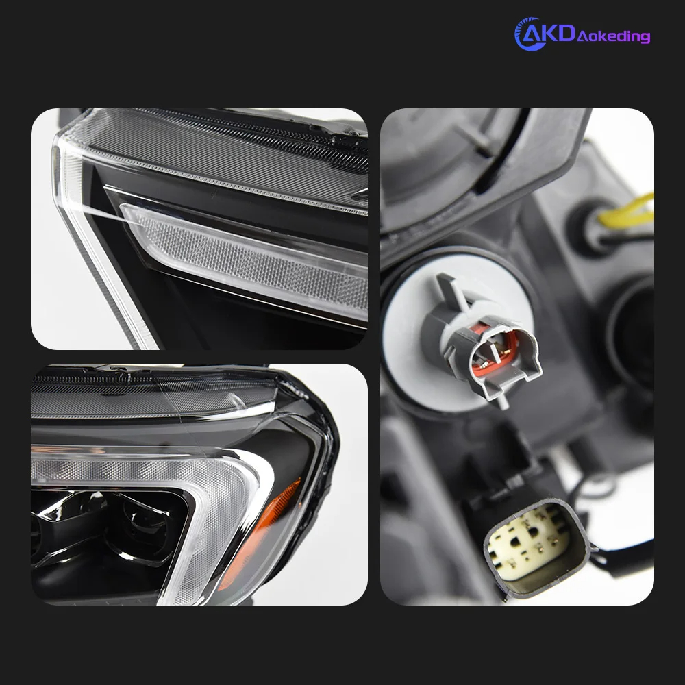 AKD Car Styling Head Lamp for Ford Ranger Headlights 2016-2021 Everest LED Headlight Endeavor LED Projector Lens DRL Auto Accessories