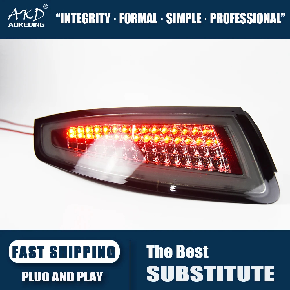 2005-2008 Porsche 997 LED Tail Lights - Red Clear main image 1