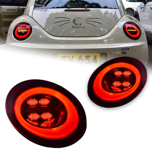 AKD Car Styling for VW Beetle Tail Lights 2006-2012 Beetle LED Tail Light DRL Rear Lamp Turn Signal Reverse Brake Accessories