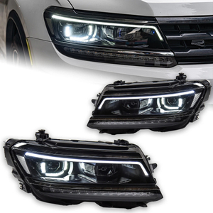 AKD Car Styling for VW Tiguan Headlights 2017-2021 Tiguan LED Headlight DRL Hid Head Lamp Angel Eye Bi Xenon Beam Accessories