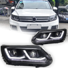 AKD Car Styling for VW Tiguan Headlights 2013-2016 LED Headlight Porjector Lens DRL Angel Eye Head Lamp Signal Auto Accessories