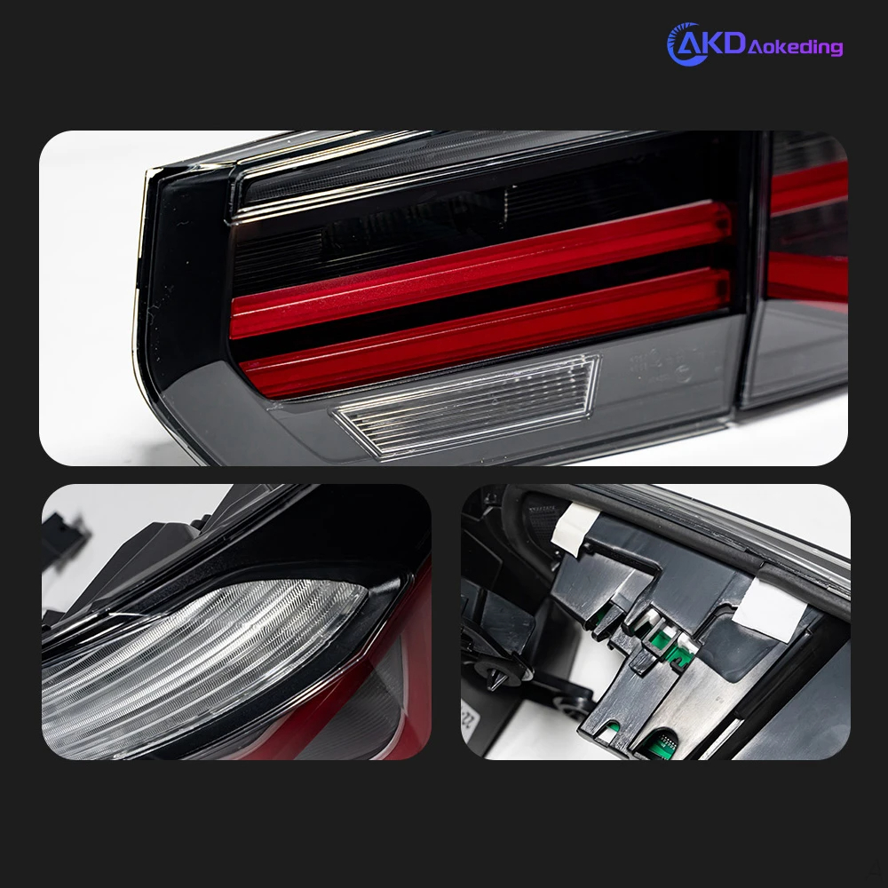 AKD Taillight For BMW F30 F35 320i 325i LED Taillights 2013-2019 Tail Lamp Car Styling DRL Signal Projector Lens Auto Accessories