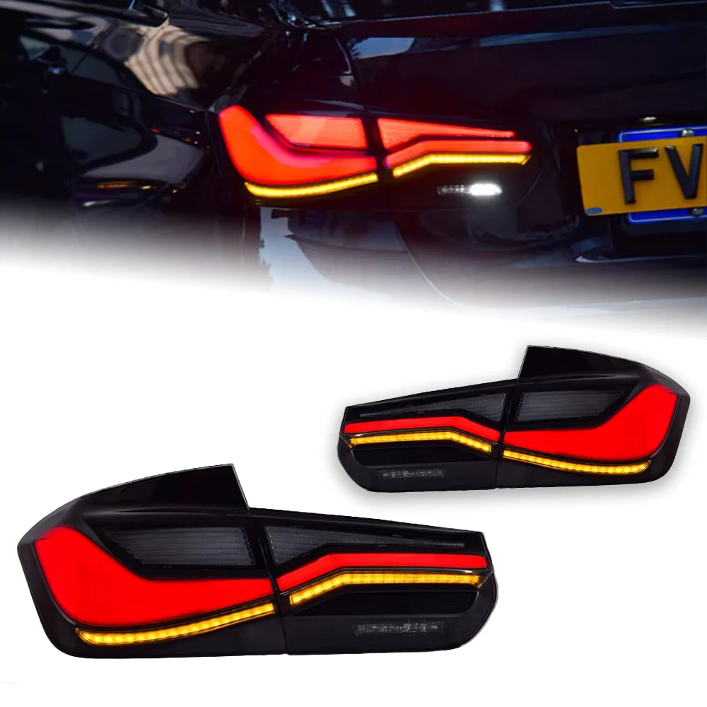 AKD Car Light for BMW F30 LED Tail Lights 2013-2018 F35 F80 3D Rear Lamp 318i 320i 325i 330i 335i DRL Signal Auto Accessories