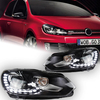 AKD Car Styling for VW Golf 6 LED Headlight 2009-2012 R20 Design Golf LED DRL Hid Head Lamp Angel Eye Bi Xenon Beam Accessories