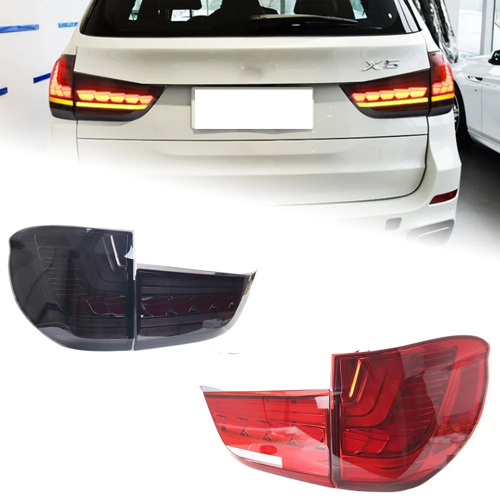 AKD Car Styling for BMW X5 Tail Lights 2014-2018 F15 LED Tail Lamp DRL Signal Brake Reverse auto Accessories