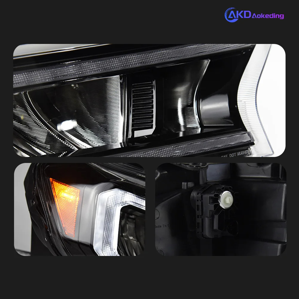 AKD Auto Parts For VW Ranger Raptor Headlights 2016-2021 Endeavour Full LED Styling LED Daytime Lights Projector DRL Car Accesorios